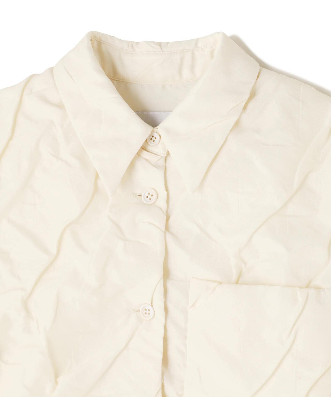 CLANE/クラネ/PADDED CRUMPLY SHIRT JACKET