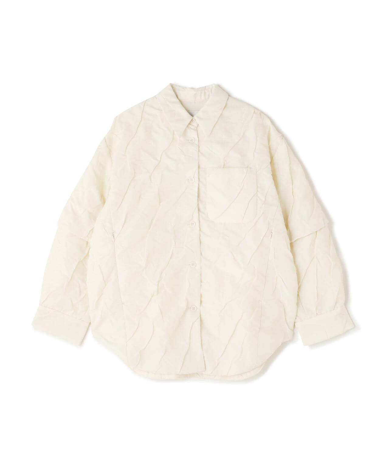 CLANE/クラネ/PADDED CRUMPLY SHIRT JACKET