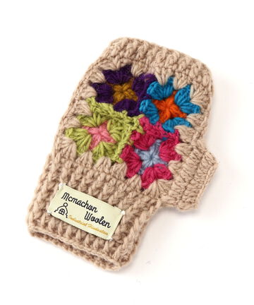 MacMahon Knitting Mills/マクマホンニッティングミルズ/HAND WARMER - 4FLOWER CROCHET