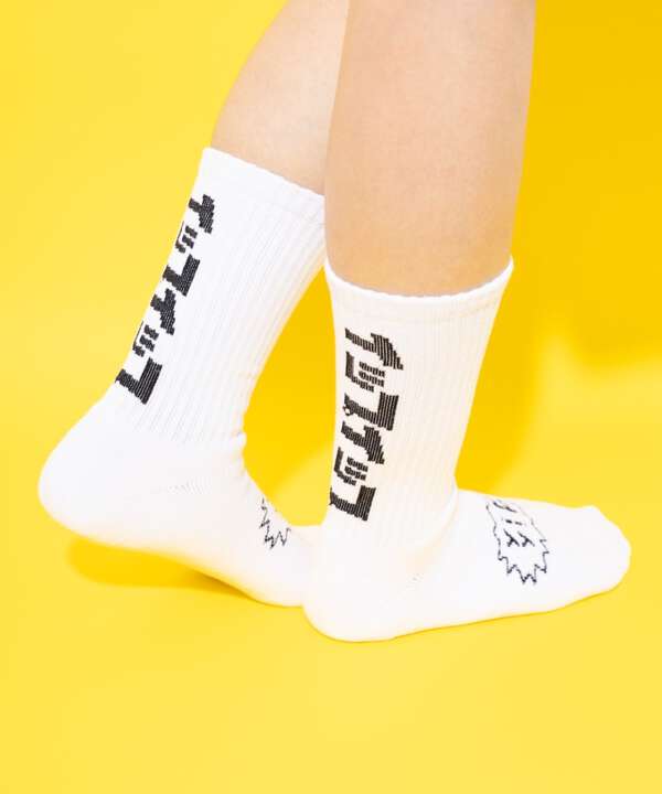 yipyip/イップイップ/KATAKANA LOGO SOCKS