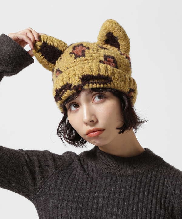 MacMahon Knitting Mills/マクマホンニッティングミルズ/Knit Beanie - Leopard