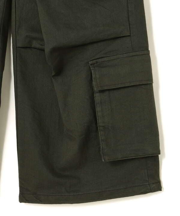 【WEB&DEPOT限定】DankeSchon/ダンケシェーン/STRETCH TWILL ZIP W-POCKET WIDE PANTS