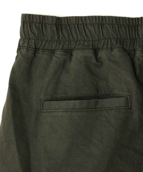 【WEB&DEPOT限定】DankeSchon/ダンケシェーン/STRETCH TWILL ZIP W-POCKET WIDE PANTS