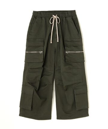 【WEB&DEPOT限定】DankeSchon/ダンケシェーン/STRETCH TWILL ZIP W-POCKET WIDE PANTS