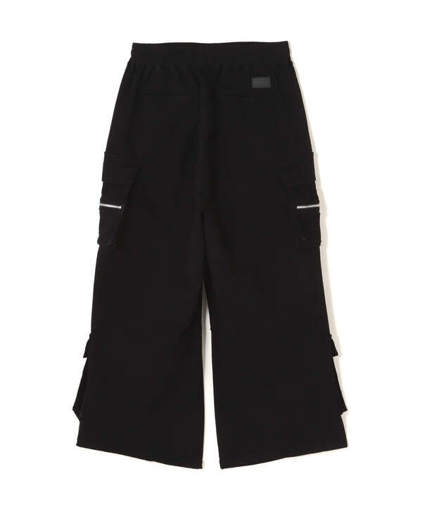 DankeSchon/ダンケシェーン/PREMIUM SUPER STRETCH TC BLACK WIDE ZIP POCKET PANT