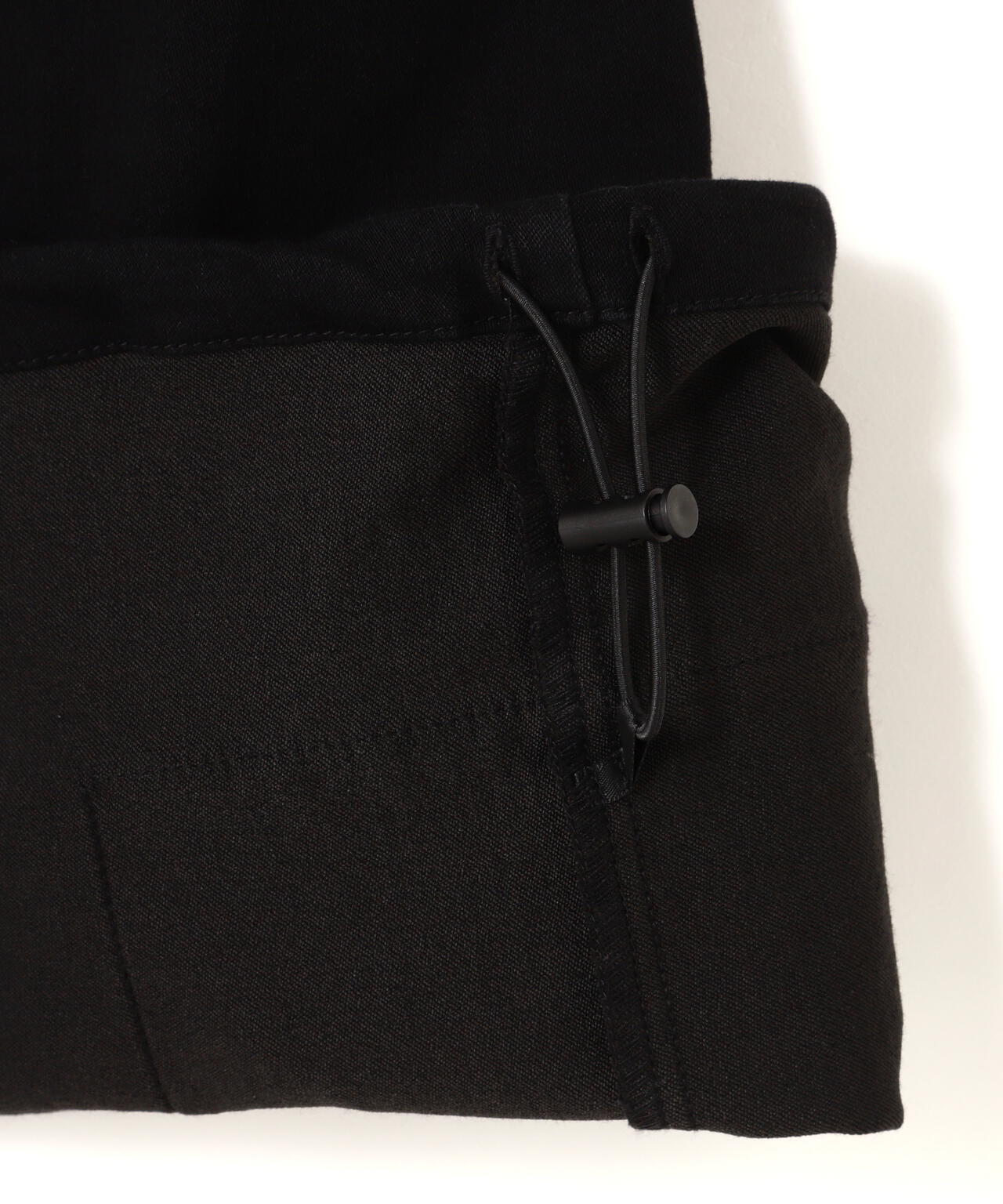 DankeSchon/ダンケシェーン/PREMIUM SUPER STRETCH TC BLACK WIDE ZIP POCKET PANT