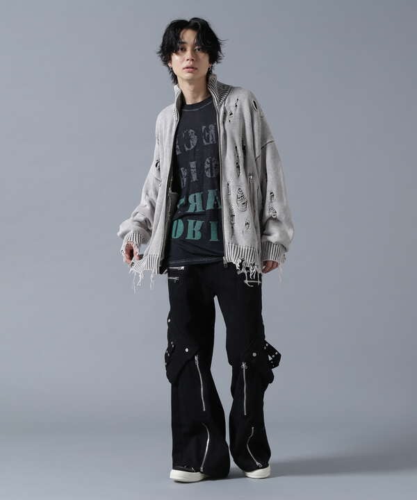 DankeSchon/ダンケシェーン/11ozD ZIP POCKET FLARE CARGO PANTS