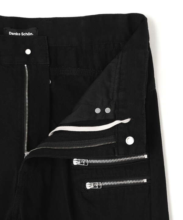 DankeSchon/ダンケシェーン/11ozD ZIP POCKET FLARE CARGO PANTS