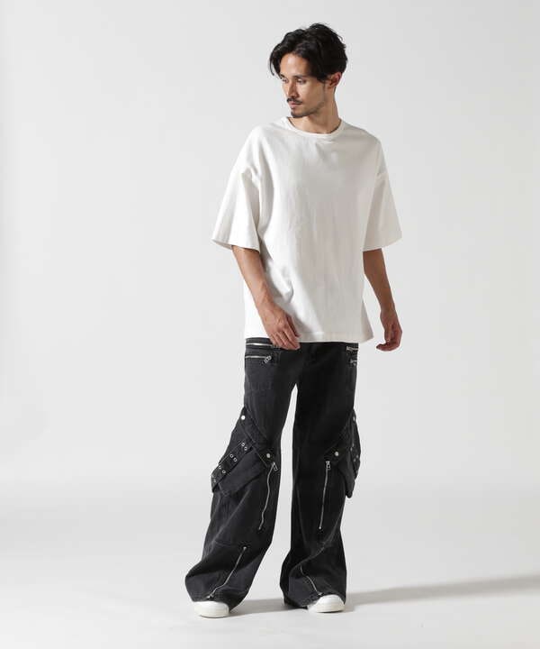 DankeSchon/ダンケシェーン/11ozD ZIP POCKET FLARE CARGO PANTS