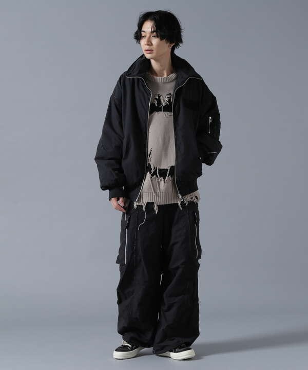 DankeSchon/ダンケシェーン/BONDING BAGGY CARGO PANTS