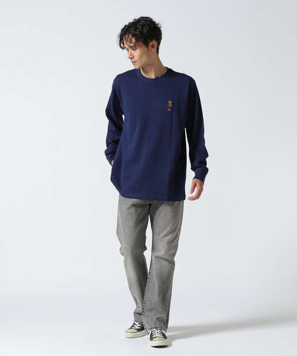 POLO RALPH LAUREN/ポロラルフローレン/WAFFLE CREW NECK LONG SLEEVE TEE