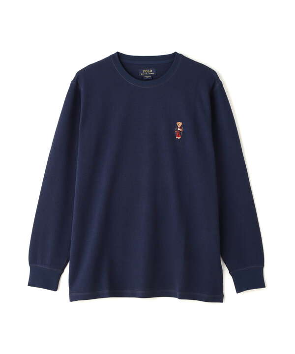 POLO RALPH LAUREN/ポロラルフローレン/WAFFLE CREW NECK LONG SLEEVE TEE