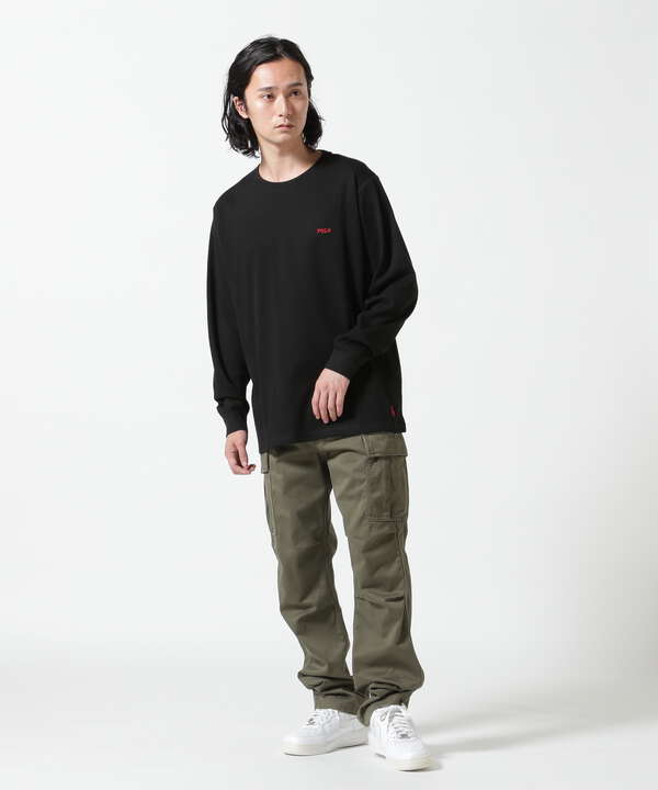 POLO RALPH LAUREN/ポロラルフローレン/WAFFLE CREW NECK LONG SLEEVE