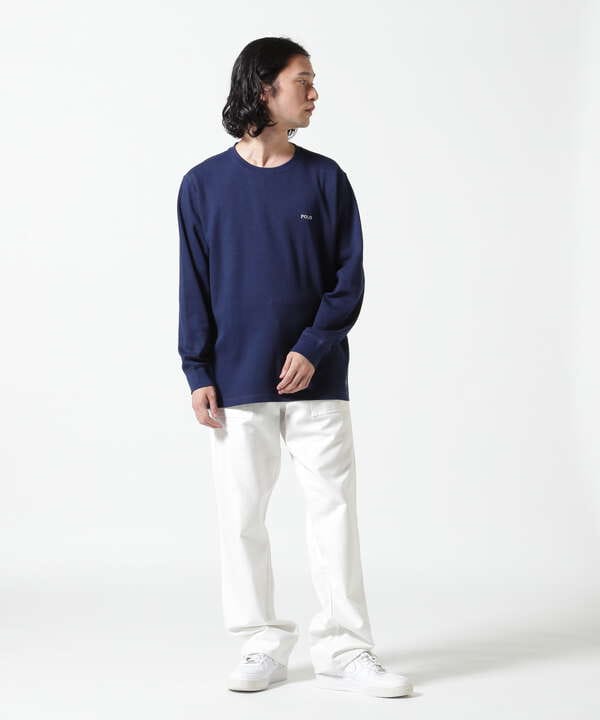 POLO RALPH LAUREN/ポロラルフローレン/WAFFLE CREW NECK LONG SLEEVE