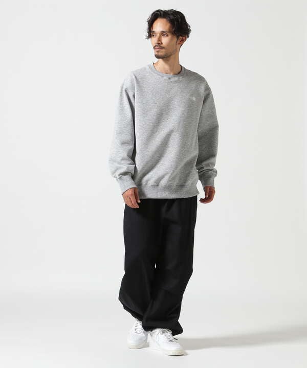 THE NORTH FACE/ザ・ノースフェイス/SMALL LOGO HEATHER SWEAT CREW