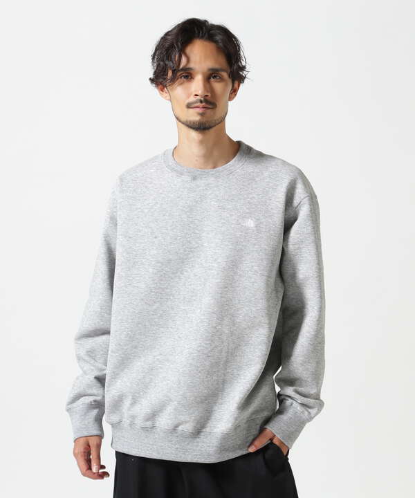 THE NORTH FACE/ザ・ノースフェイス/SMALL LOGO HEATHER SWEAT CREW