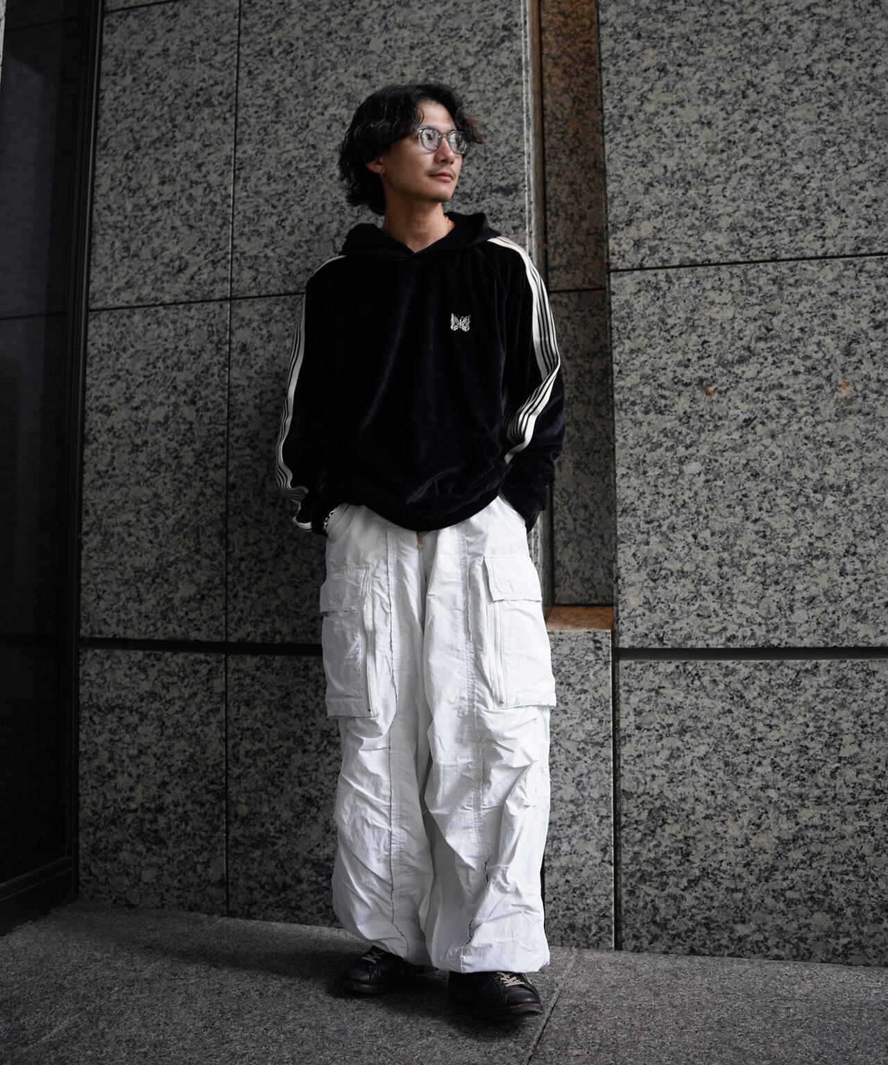 NEEDLES/【LHP EXCLUSIVE】TRACK HOODIE -C/PE VELOUR