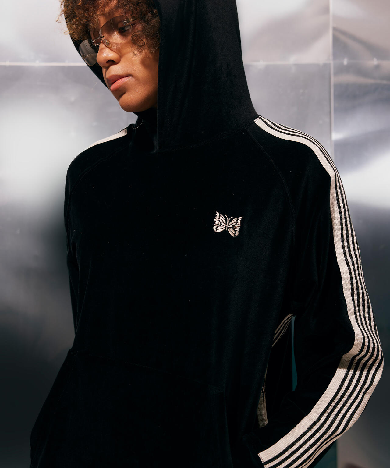 NEEDLES/【LHP EXCLUSIVE】TRACK HOODIE -C/PE VELOUR