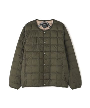 TAION/タイオン/【MENS】CREW NECK BUTTON DOWN JACKET