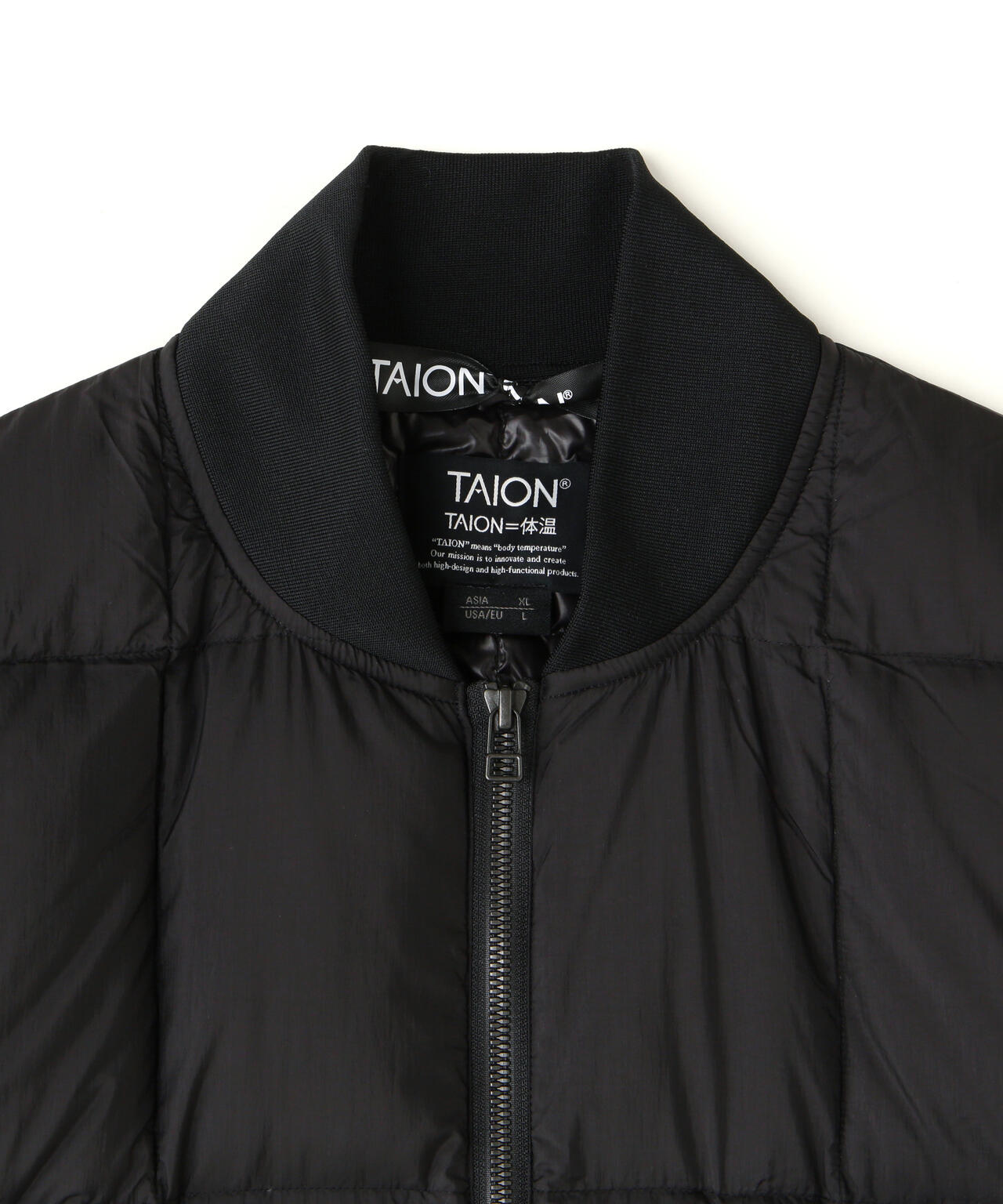 TAION/タイオン/【UNISEX】WORK W - ZIP LIB DOWN JACKET