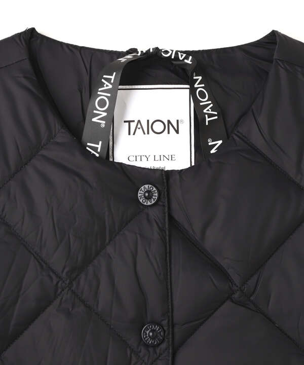 TAION/タイオン/【WOMENS】TAION CITY CREW NECK DOWN JACKET