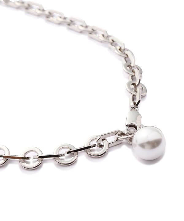 MIKSHIMAI/ミクシマイ/PEARL ACORN CHAIN NECKLACE