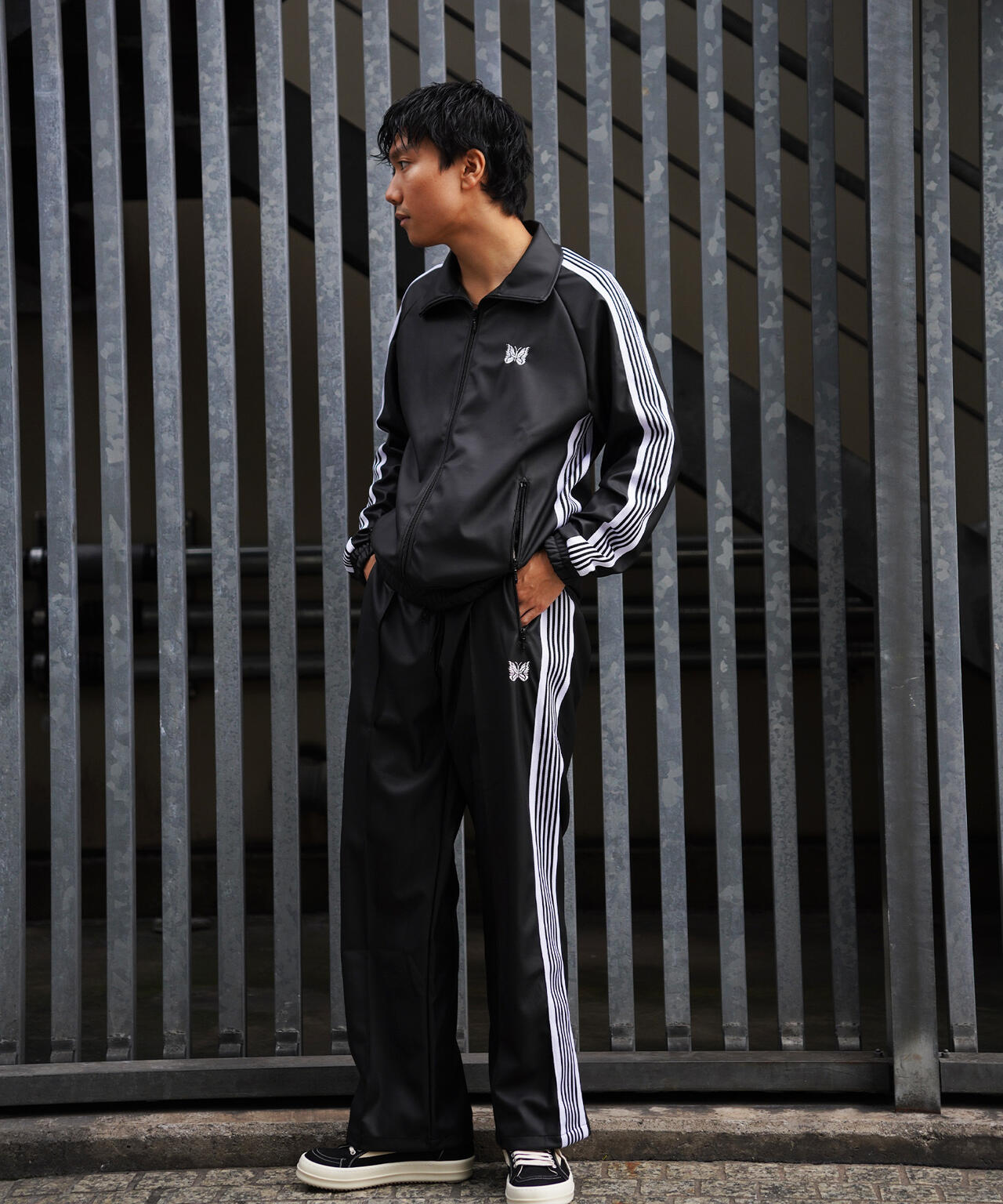 【先行予約 11月中旬-11月下旬入荷予定】NEEDLES/【LHP別注】TRACK PANT - SYNTHETIC LEATHER