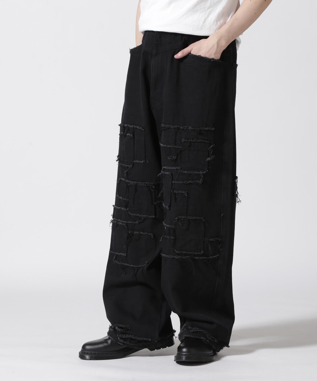 DankeSchon/ダンケシェーン/11OZ PATCHWORK DENIM PANTS