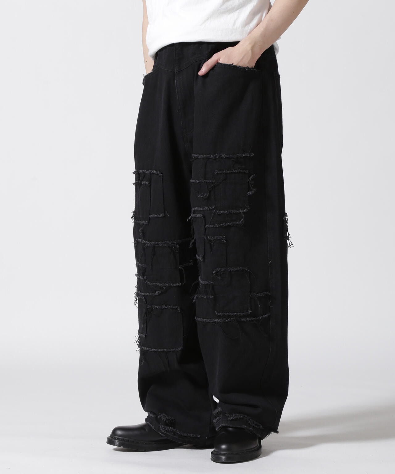 DankeSchon/ダンケシェーン/11OZ PATCHWORK DENIM PANTS