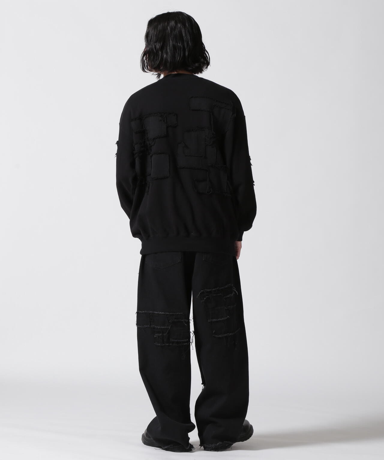 DankeSchon/ダンケシェーン/11OZ PATCHWORK DENIM PANTS