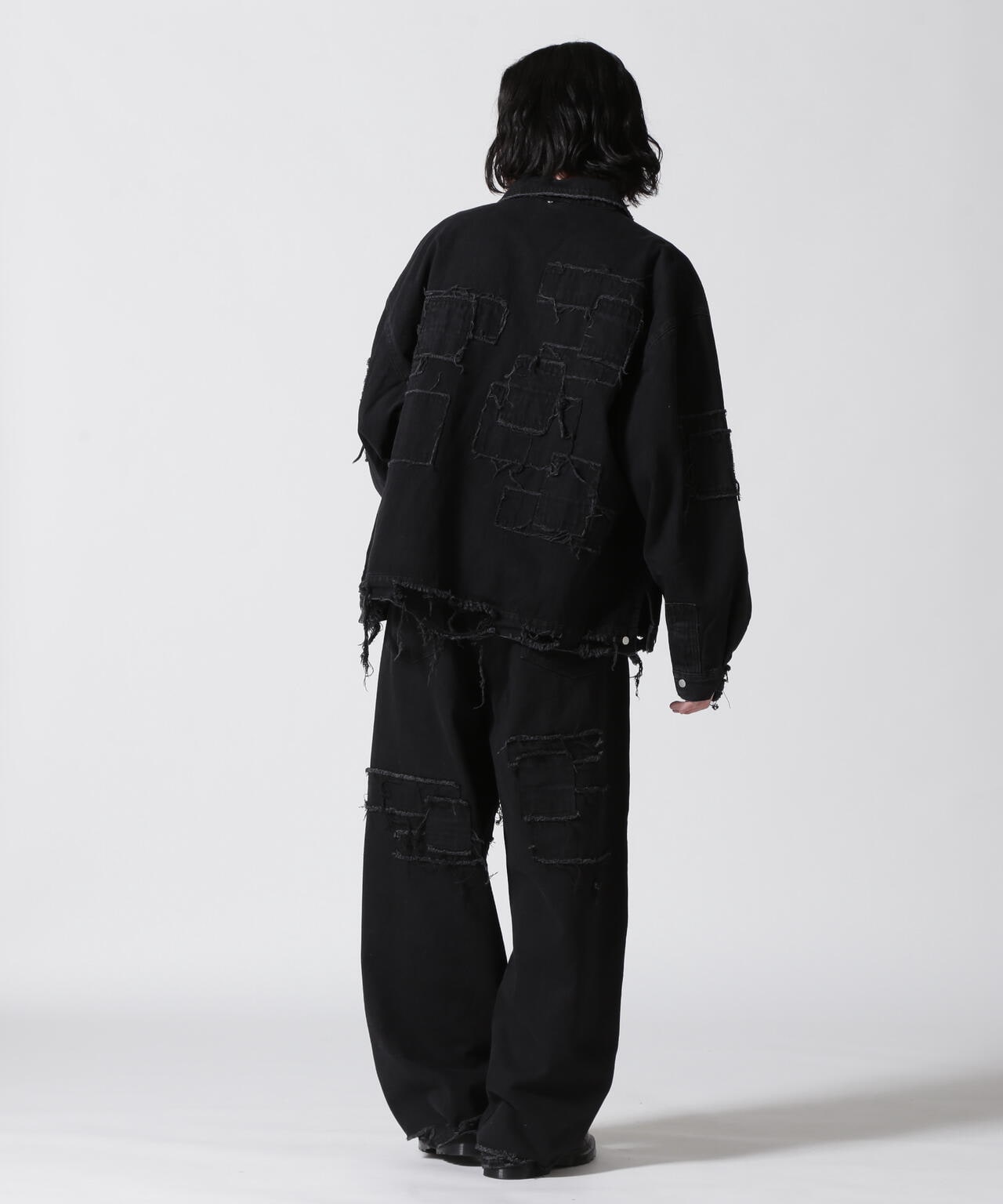 DankeSchon/ダンケシェーン/11OZ PATCHWORK DENIM PANTS