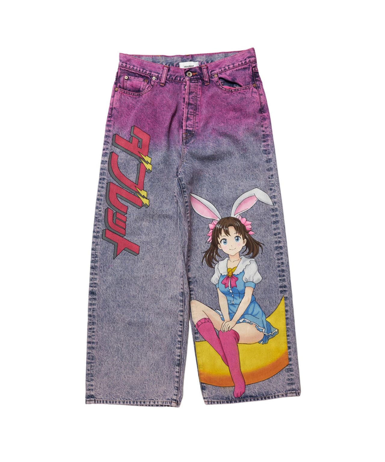 doublet/ダブレット/ANIME HAND-PAINTING DENIM PANTS