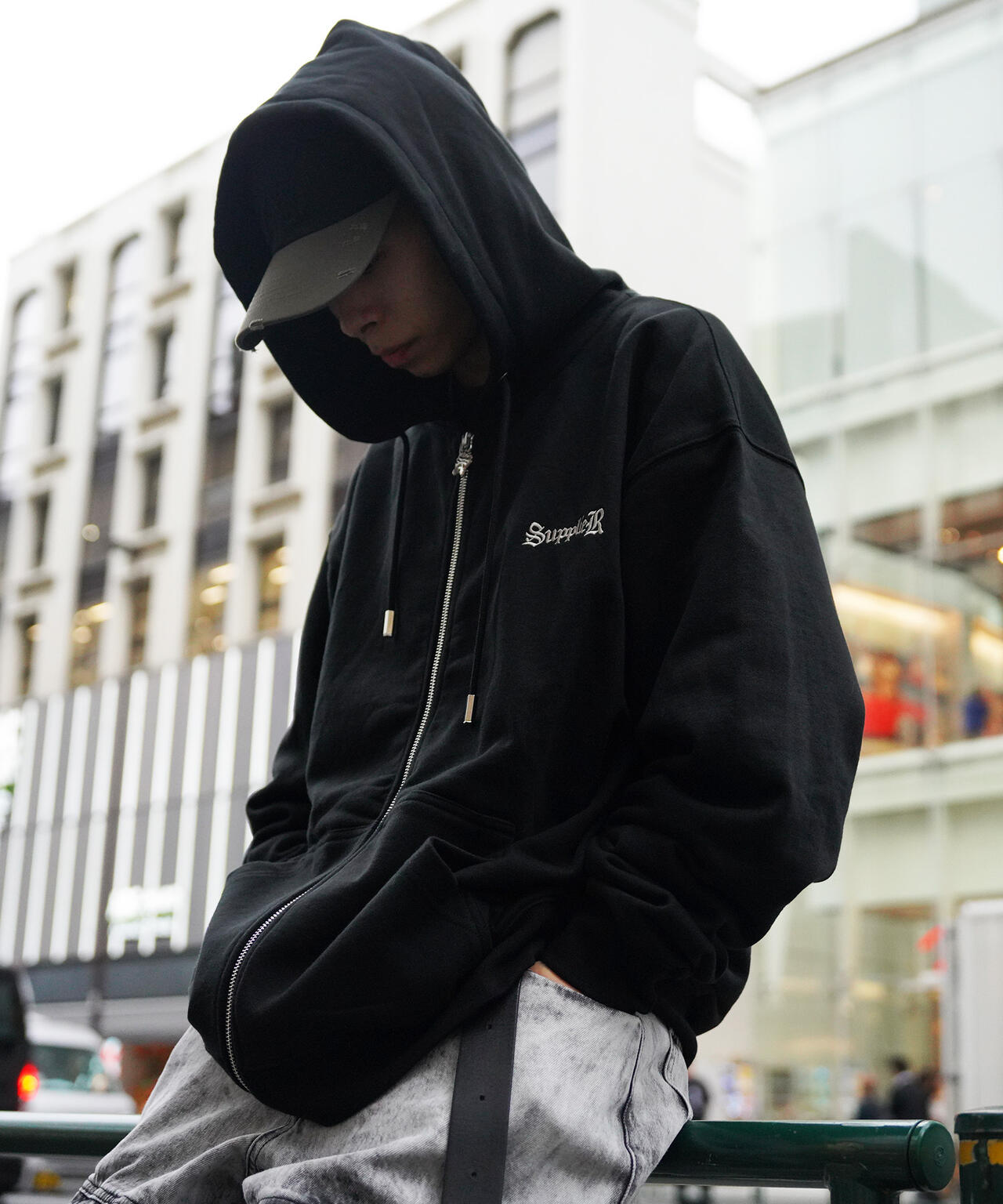 【先行予約 11月中旬-11月下旬入荷予定】SUPPLIER【LHP WEB限定】CROSS ZIP HOODIE