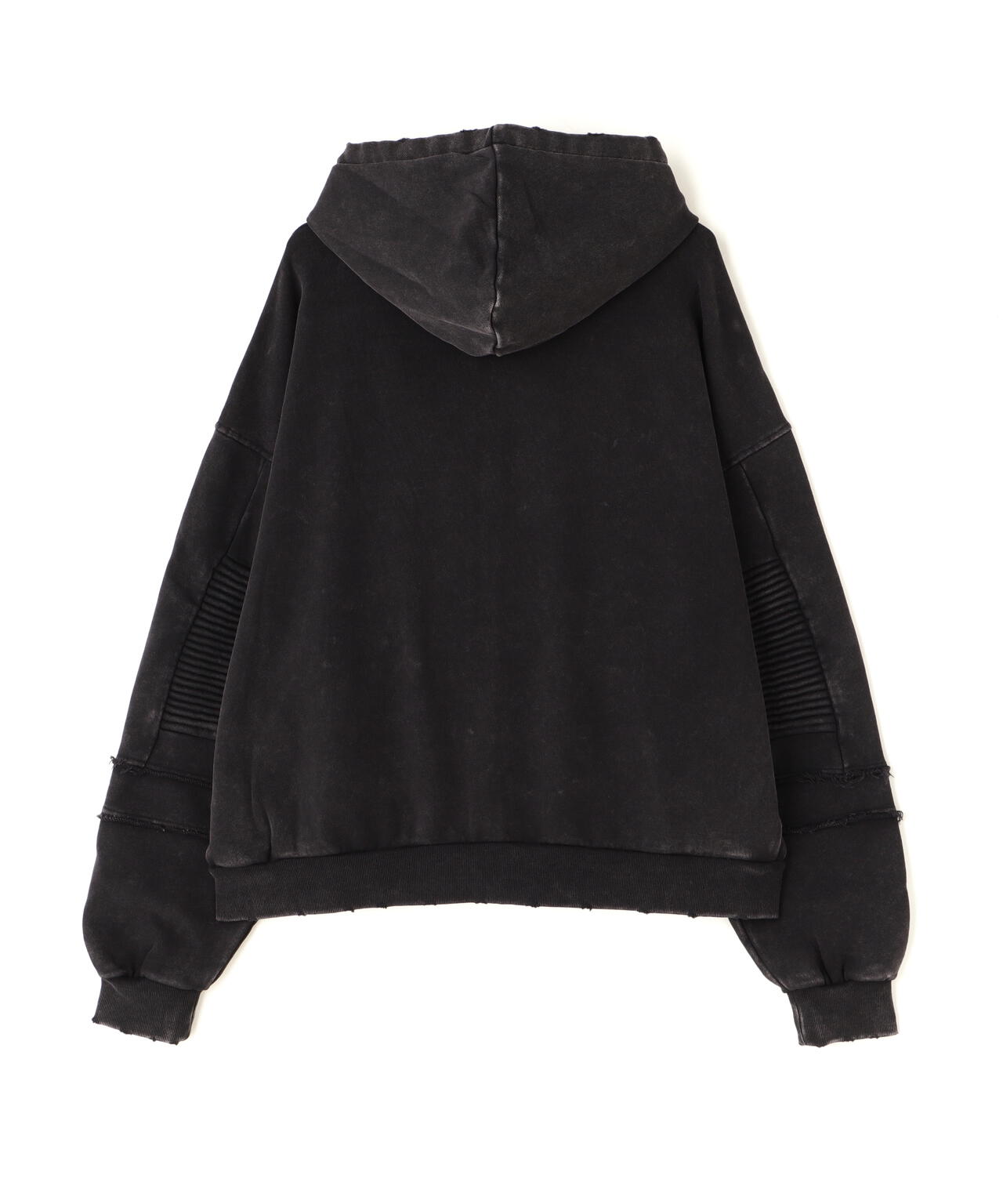 DankeSchon/ダンケシェーン/CHEMICAL SWEAT PINTACK ZIP HOODIE