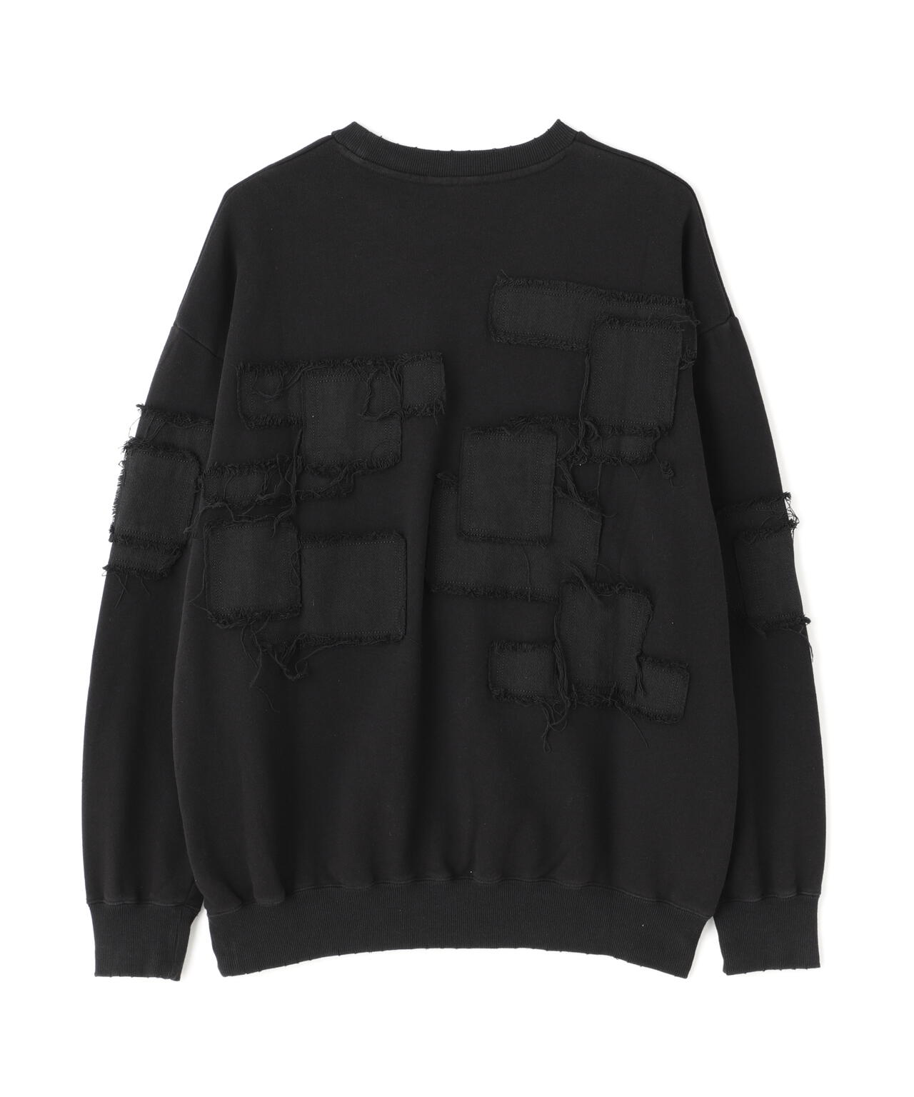 DankeSchon/ダンケシェーン/PATCHWORK CREW NECK SWEAT