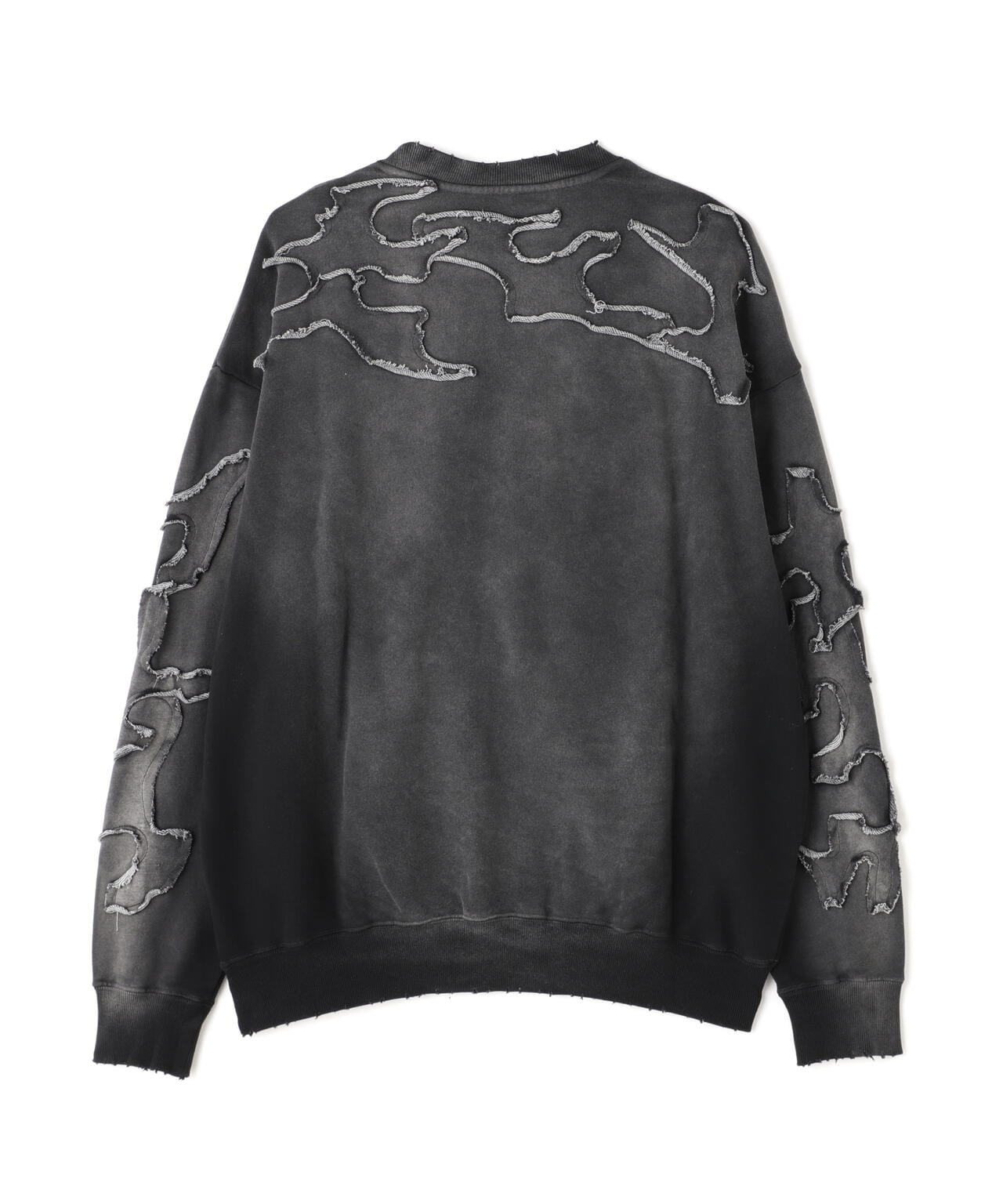 DankeSchon/ダンケシェーン/SPRAYED CREW NECK SWEAT