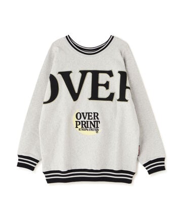 overprint/オーバープリント/OVER DOLMAN SWEATSHIRTS