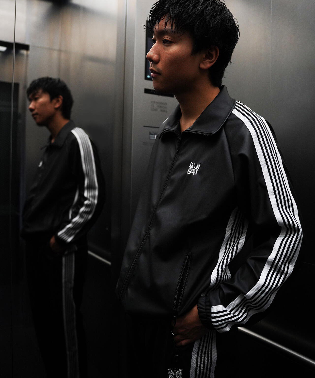 【先行予約 11月中旬-11月下旬入荷予定】NEEDLES/【LHP別注】TRACK JACKET - SYNTHETIC LEATHER