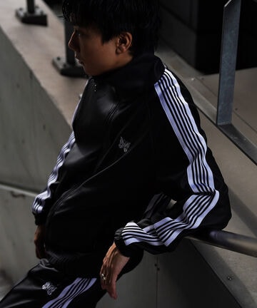 【先行予約 11月中旬-11月下旬入荷予定】NEEDLES/【LHP別注】TRACK JACKET - SYNTHETIC LEATHER