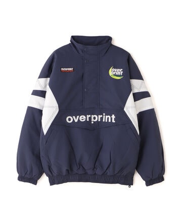 overprint/オーバープリント/HALF ZIP STADIUM JACKET