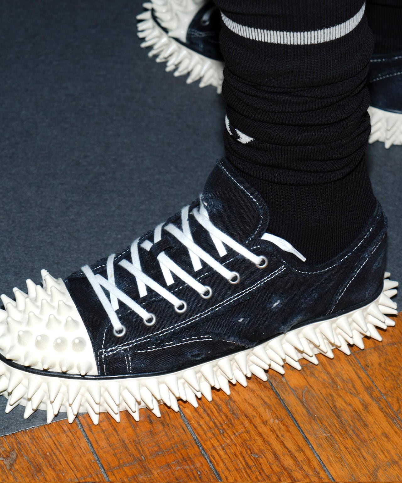 doublet/ダブレット/SPIKY CANVAS SNEAKER