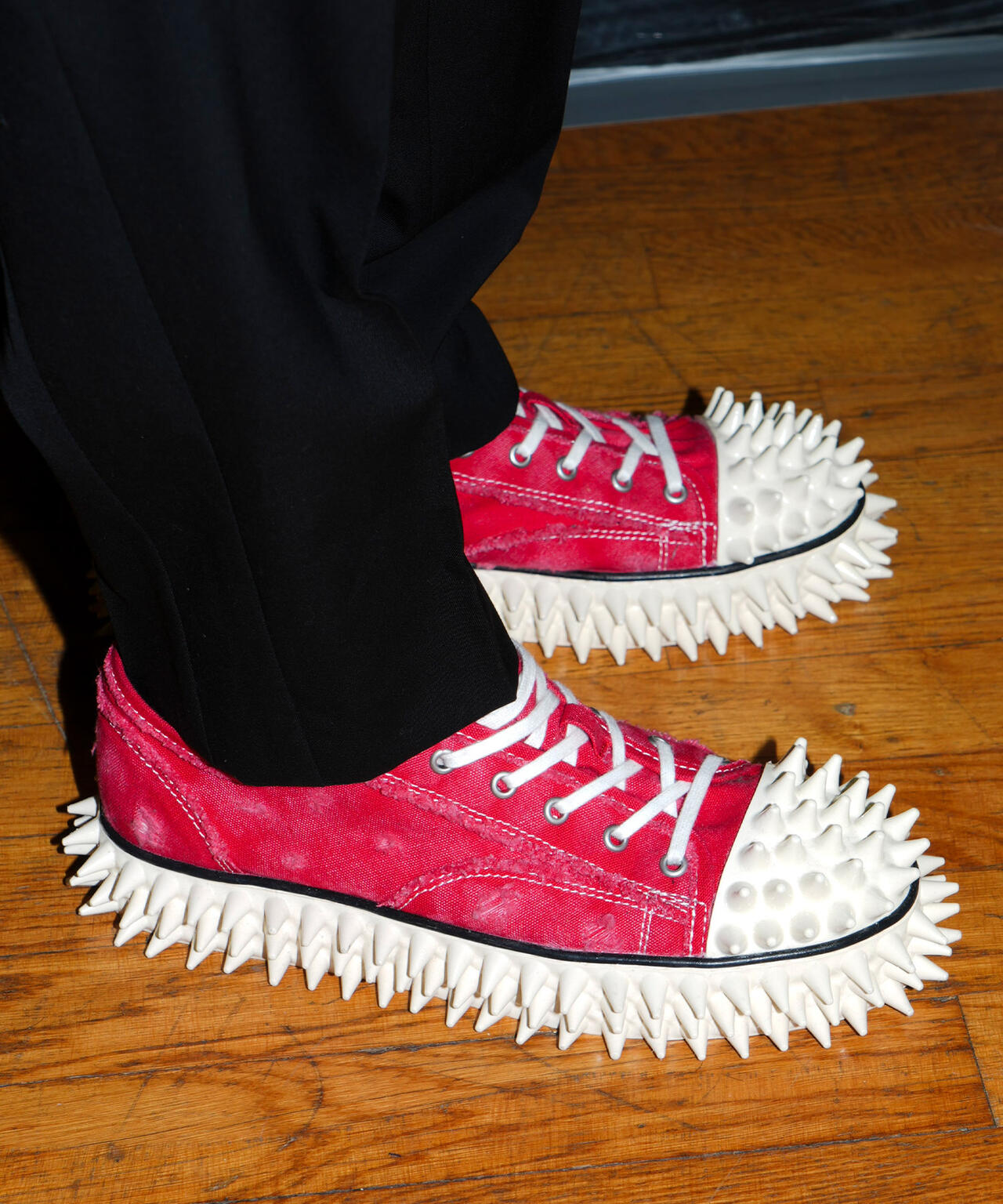 doublet/ダブレット/SPIKY CANVAS SNEAKER