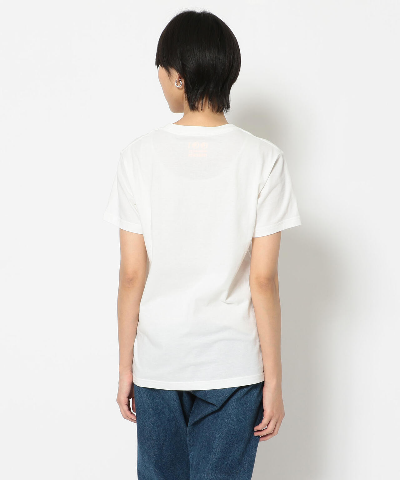 001designed by maxsix（ゼロゼロワン）ワンポイント刺繍Tシャツ 