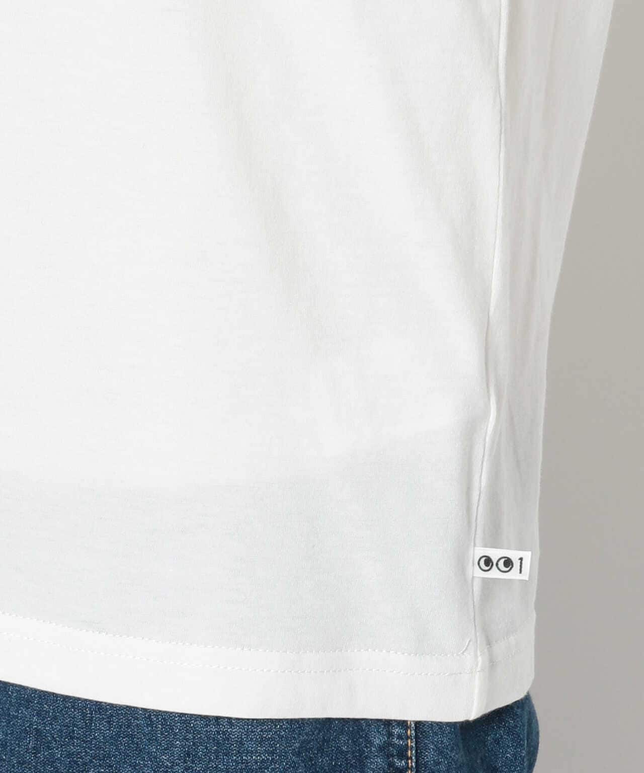 001designed by maxsix（ゼロゼロワン）ワンポイント刺繍Tシャツ ベアード