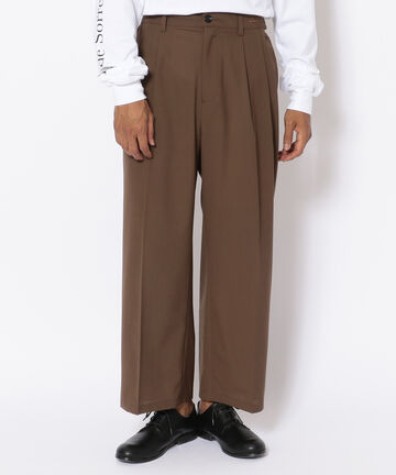 LUSOR（ルーソル）WOOL WIDE SLACKS