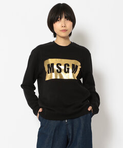 MSGM(エムエスジーエム) BOX LOGO SWEAT ボックスロゴ