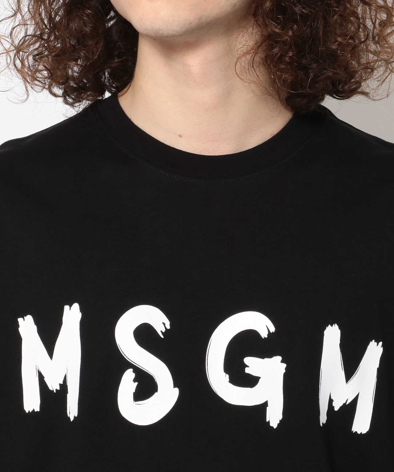 MSGM（エムエスジーエム）ブラッシュロゴ 長袖Tシャツ | B'2nd ( ビー