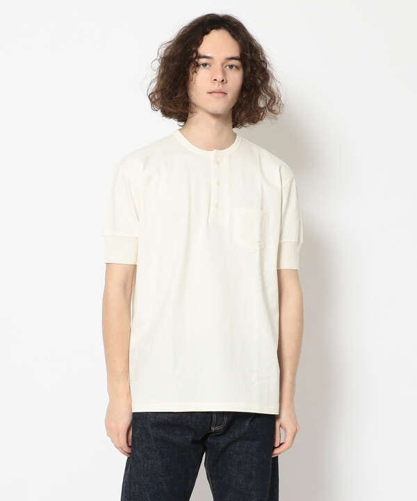 GLAD HAND(グラッドハンド) STANDARD HENRY POCKET T-SHIRTS