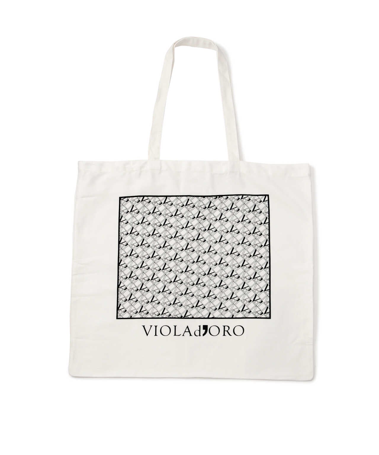 VIOLAd'ORO (ヴィオラドーロ) ショルダー付きキャンバス小トート | B