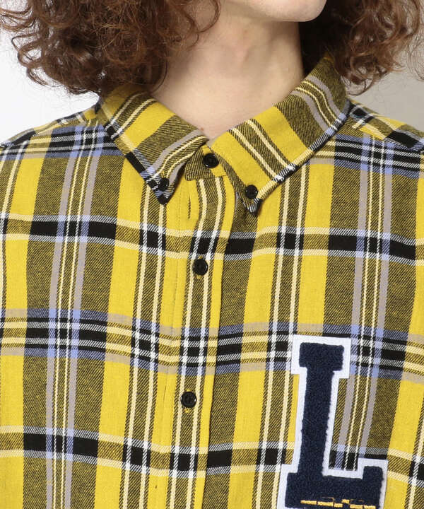 LUSOR（ルーソル）Wappen SHIRTS ワッペンチェックシャツ